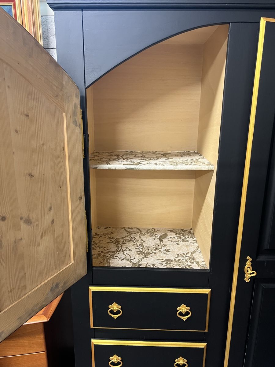 Armadi: Holzschrank in schwarz/gold – Usato da Kilchberg ZH venduto da Lisavivienne 2