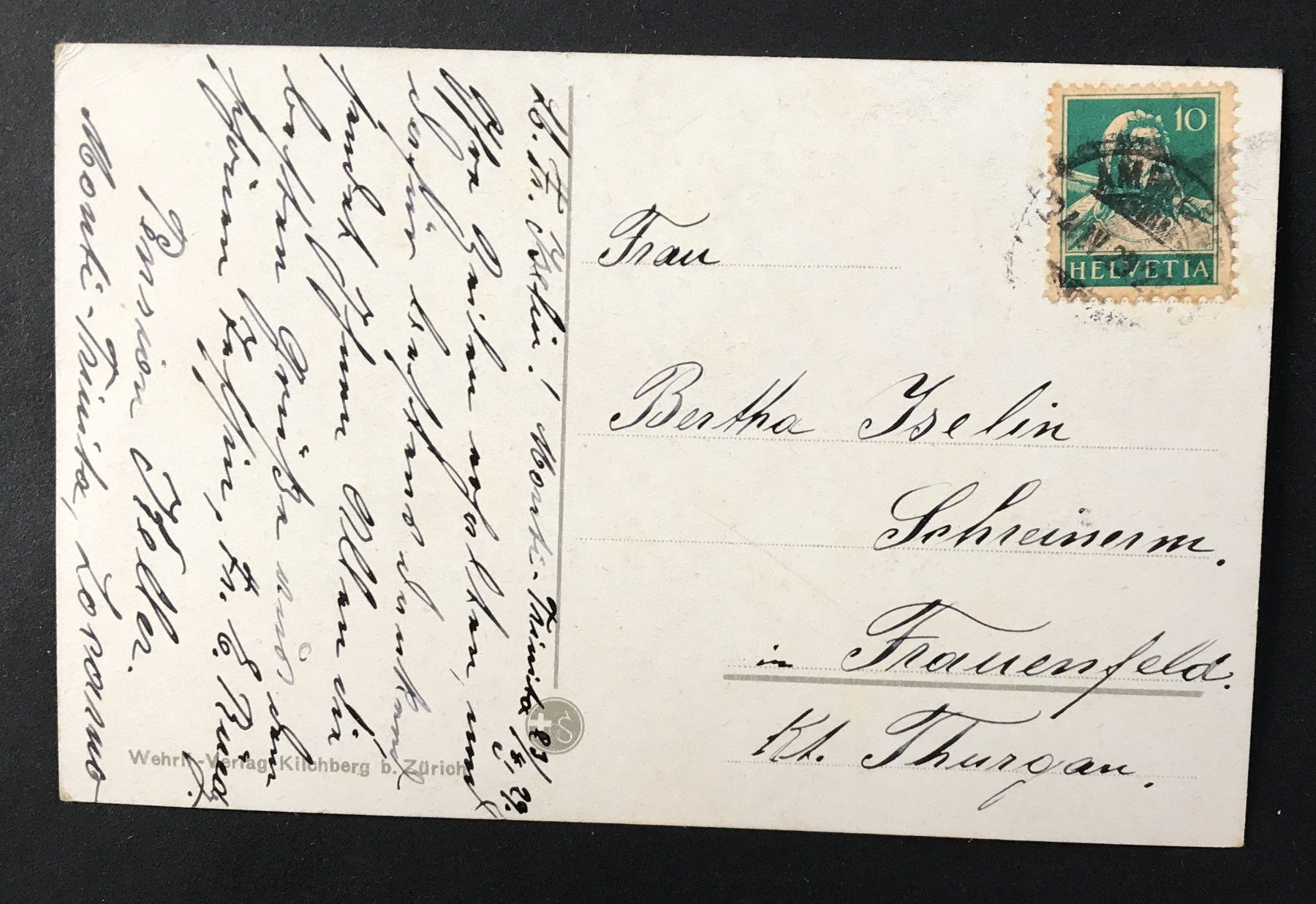 Cartes postales: ALTE ANSICHTSKARTE BRISSAGO CHIESA E CIPRESSI – D'occasion à Ostermundigen par wini63 1