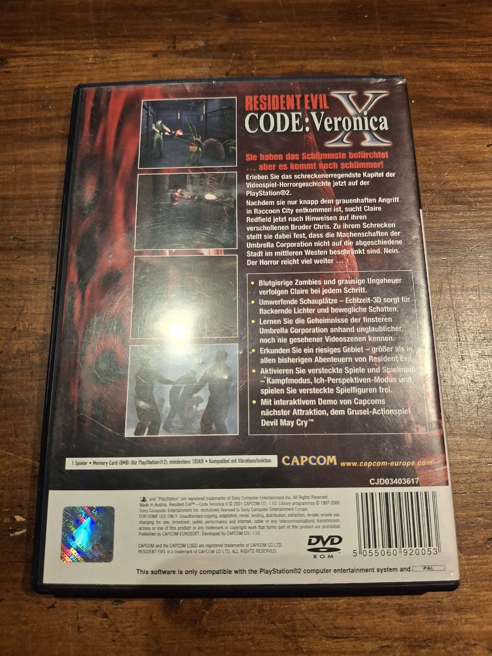Jeux: Resident Evil Code Veronica X PS2 Spiel mit Demo – D'occasion à Heimenschwand par fahrni01 1