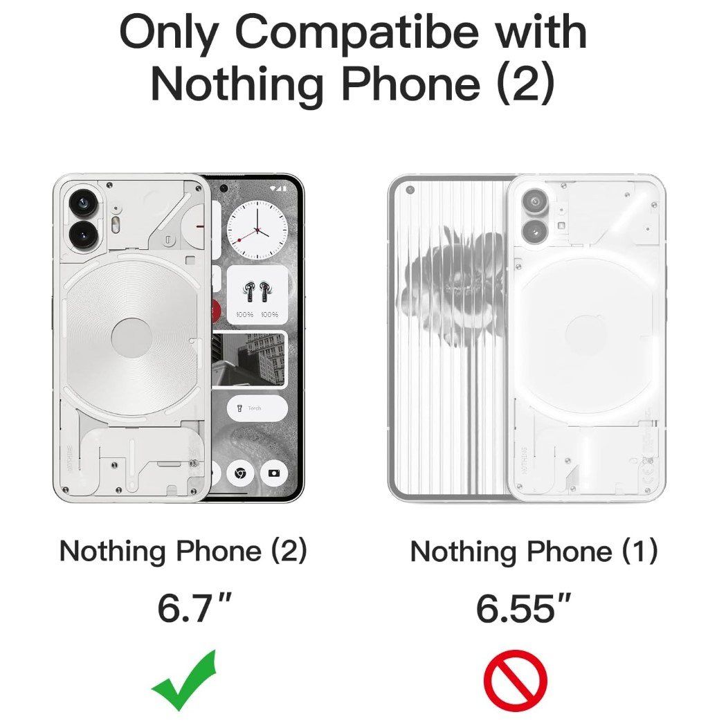 Cover & Protezioni schermo: Nothing Phone 2 transparentes Case Schutzhülle TPU Clear – Nuovo e nell'imballaggio originale da Rorschacherberg venduto da elektrofreak 5