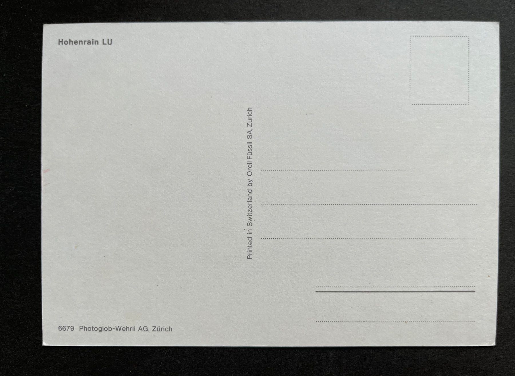 Ansichtskarten: Hohenrain LU/ Ortsansicht ca 1970 – Gebraucht aus Ostermundigen von  1