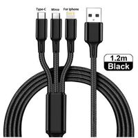 Multi-USB-Ladekabel 1.2m (3 in 1)