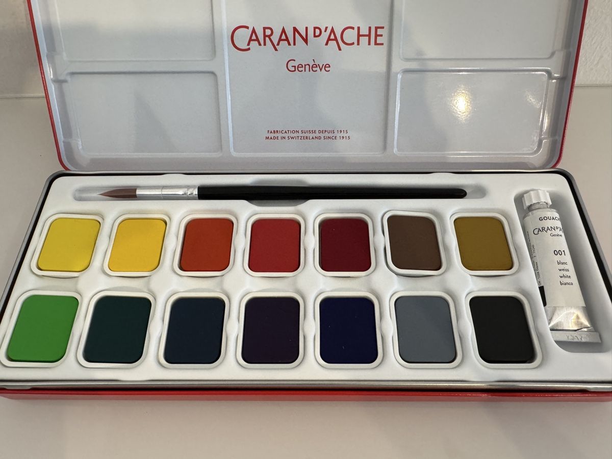 Colori: Caran d'Ache Wasserfarbe Malkasten – Nuovo (secondo la descrizione) da Frauenfeld venduto da _smile_w 2