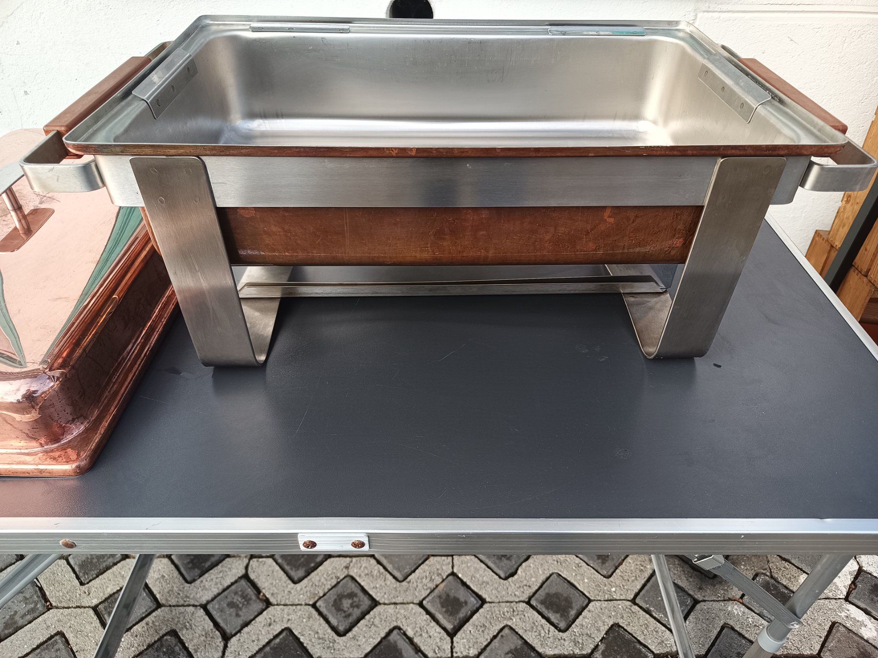 Elettrodomestici da cucina: Spring Kupfer Bain Marie Warmhaltebehälter Rechaud – Usato da Oberegg venduto da 19franzi94 5