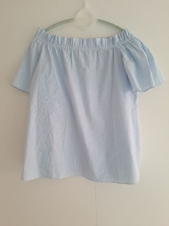 Bluse gestreift Grösse M schulterfrei Damen