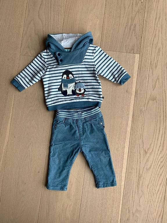 Okaidi Pullover & Sweatshirts: Ensemble Obaïbi - 9 mois 71 cm – Neu (gemäss Beschreibung) aus Bevaix von MPaw