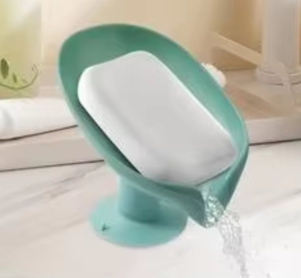 Portasapone: Porte-savon original à ventouse en forme de feuille. – Nuovo e nell'imballaggio originale da Biel/Bienne venduto da Vianny77 6