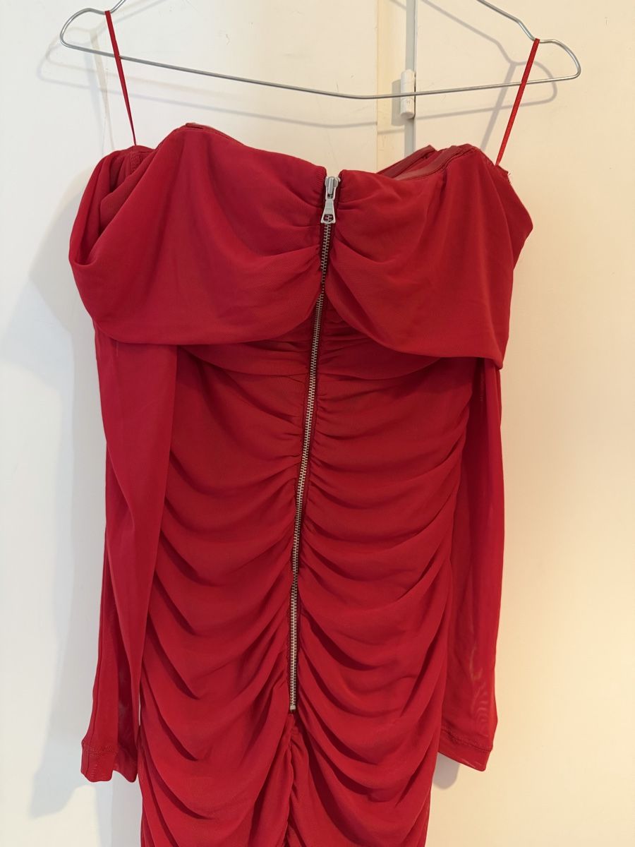 Vestiti: Abito Bardot rosso taglia S usato – Usato da Lugano venduto da can_xdd8 5