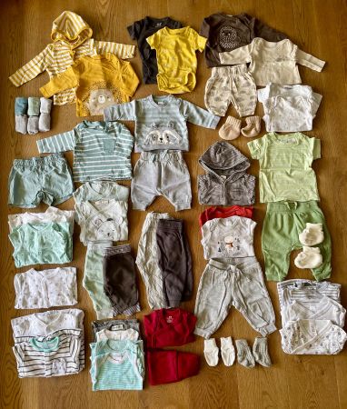 Grosses Kleiderpaket Babyerstausstattung Junge Gr. 56-68