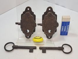2 Möbel Schlösser mit Schlüssel, DM2.5cm, DLS (LOT3031#MBS3)