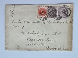1889 GB Committee of the cottage Hospital Devonshire