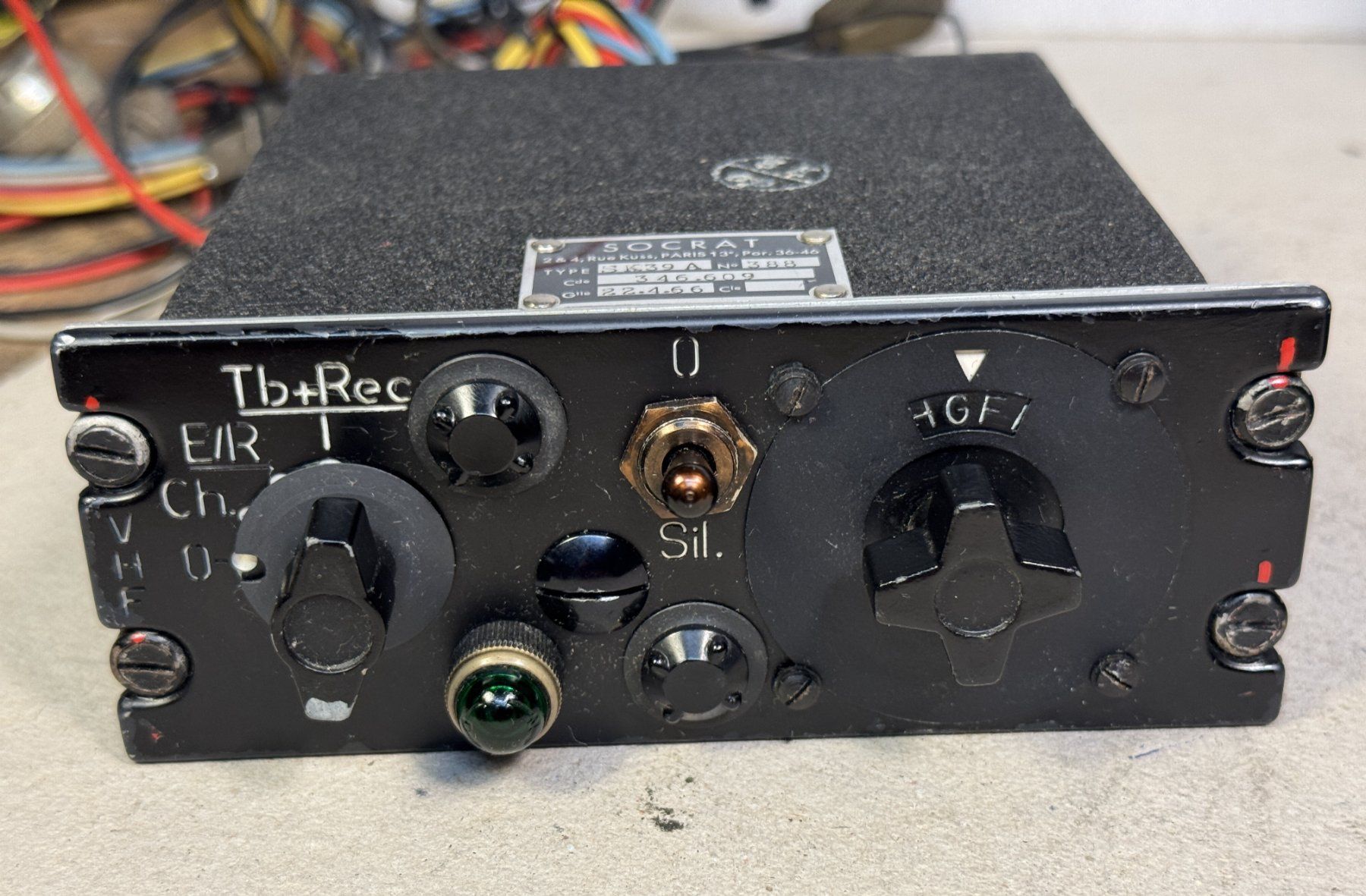 Technique de radiocom: Flugfunkgerät SE-027 – Défectueux à Ins par funkflieger 2