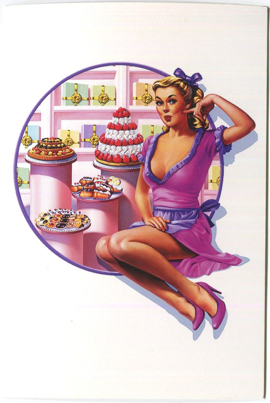 Ansichtskarten: Postkarte "Pin-up" – Neu und originalverpackt aus Basel von Butsch5