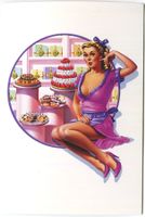 Postkarte "Pin-up"