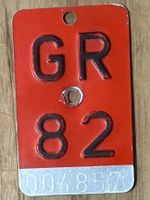GR 82 - VELONUMMER - FAHRRADSCHILD - PLAQUE DE VELO - GR 82
