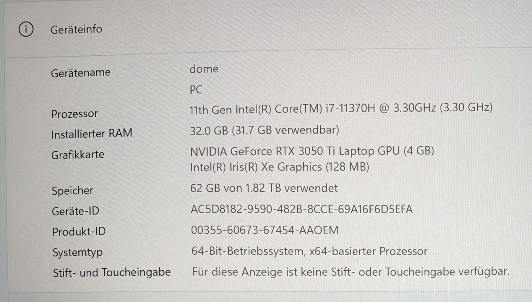 Notebook: Schenker Vision 14 Ultrabook – Usato da Erlinsbach venduto da fr3z3r_92 3