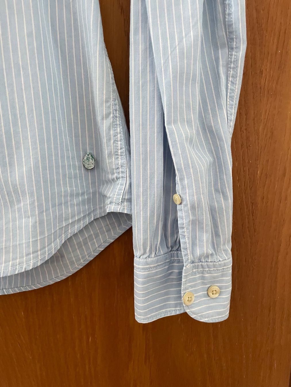 Camicie: Scotch&Soda Sommer-Hemd, Gr. S, hellblau gestreift – Usato da Watt venduto da tan_lwm5 2