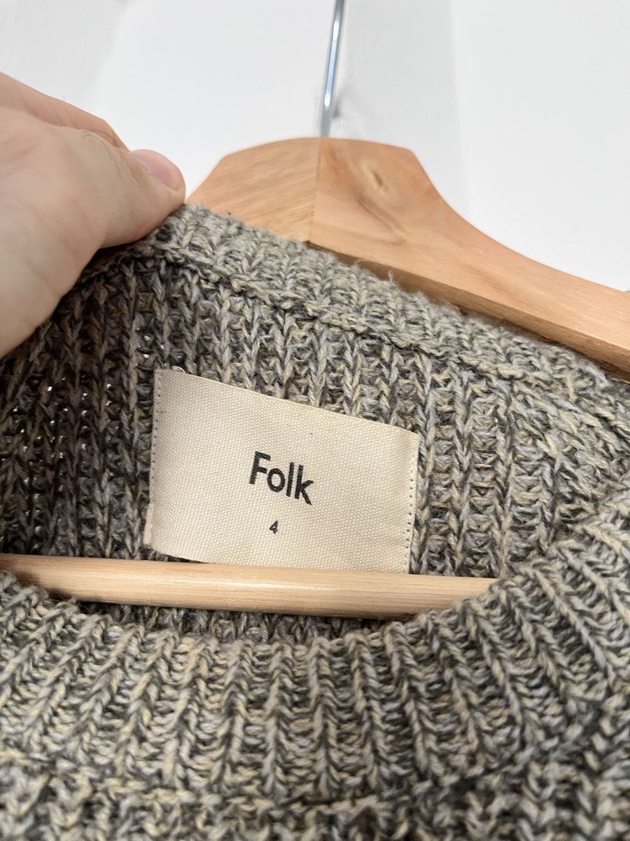 Maglioni & Felpe: Pullover Folk grey Melange Grösse 4 guter Zustand – Usato da Lausanne venduto da Danash 3