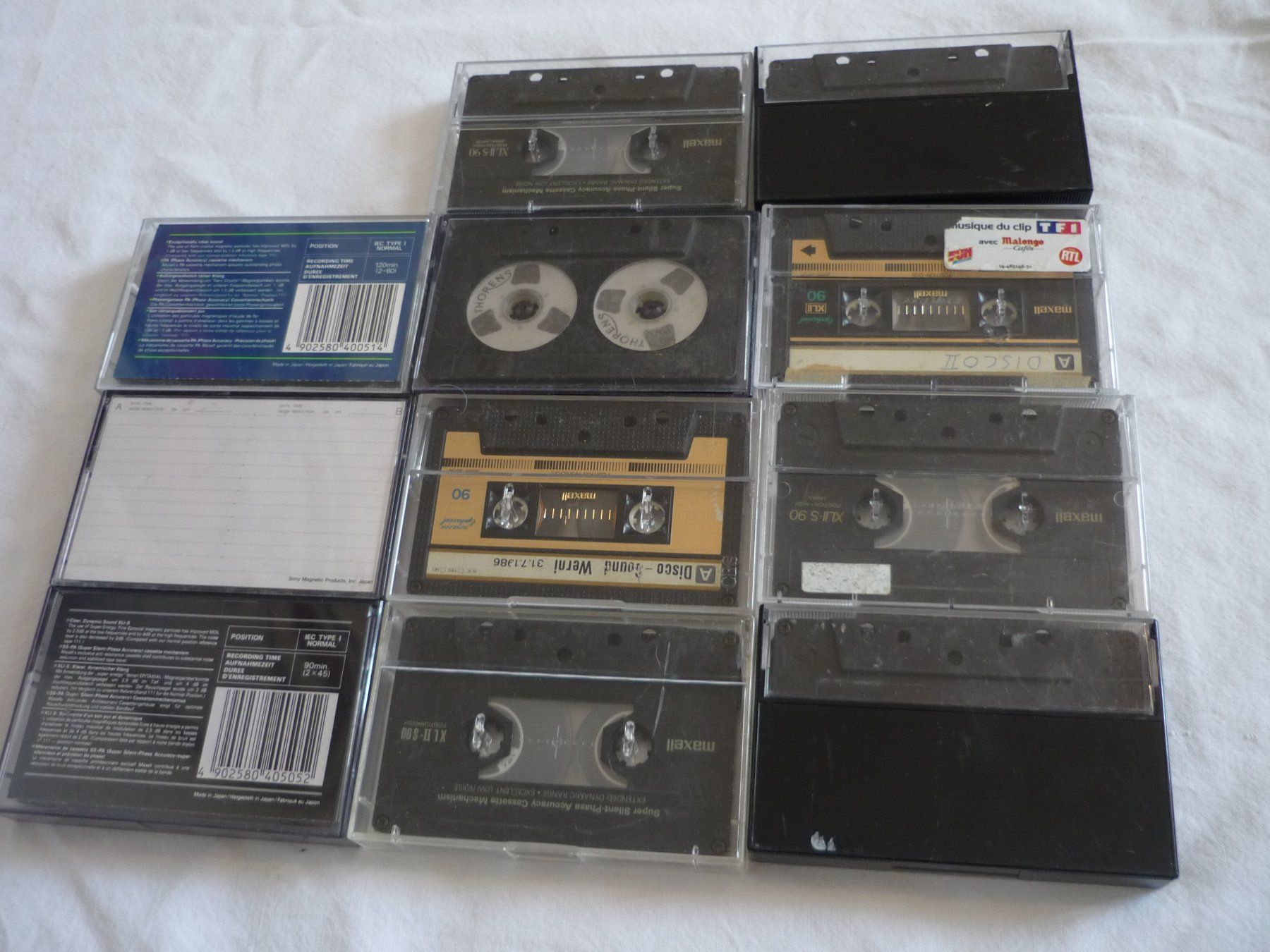 Kompaktkassetten: 11x Kassetten Maxell Thorens Div. – Gebraucht aus Beringen von Flatretriever 1