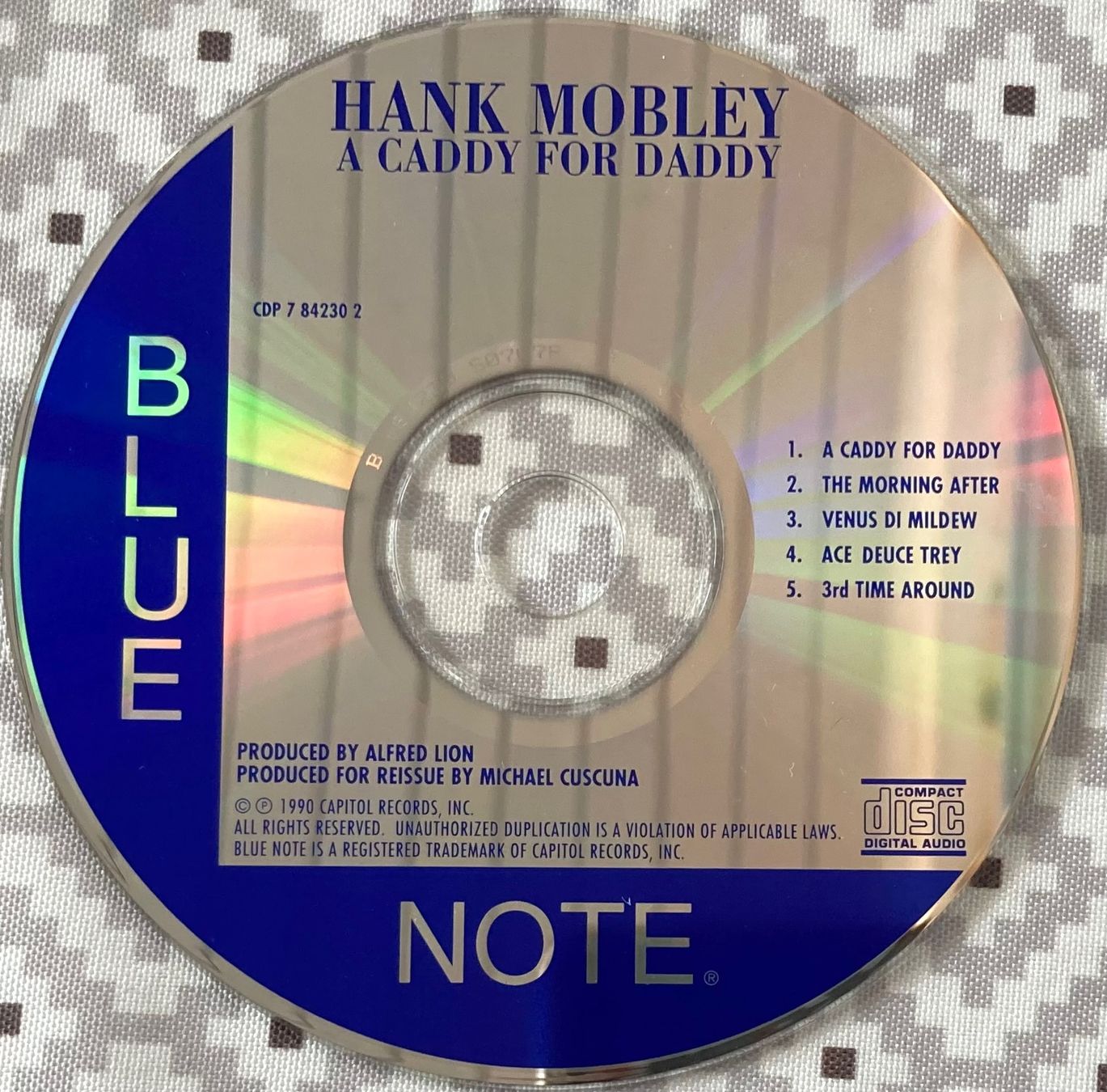 CDs: HANK MOBLEY - A CADDY FOR DADDY – Gebraucht aus Poliez-Pittet von Newtown-Records 2