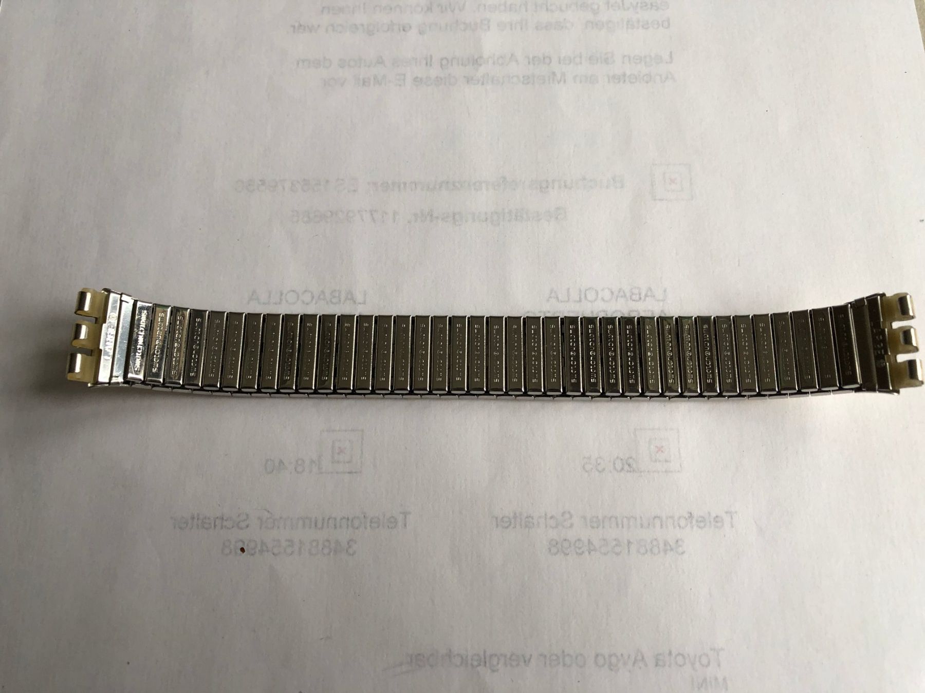 Swatch Uhren: Swatch Uhrenarmband zu Irony DEVOTION von 1998 – Neu (gemäss Beschreibung) aus Biel/Bienne von winnertaco 1