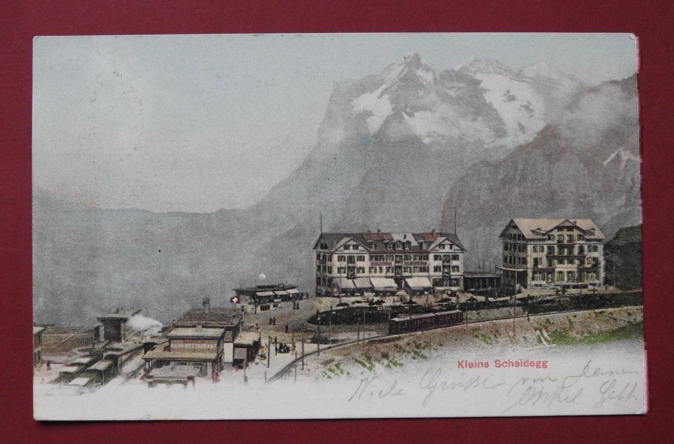 Ansichtskarten: Schöne AK Kleine Scheidegg – Gebraucht aus Rain von 999-800-K