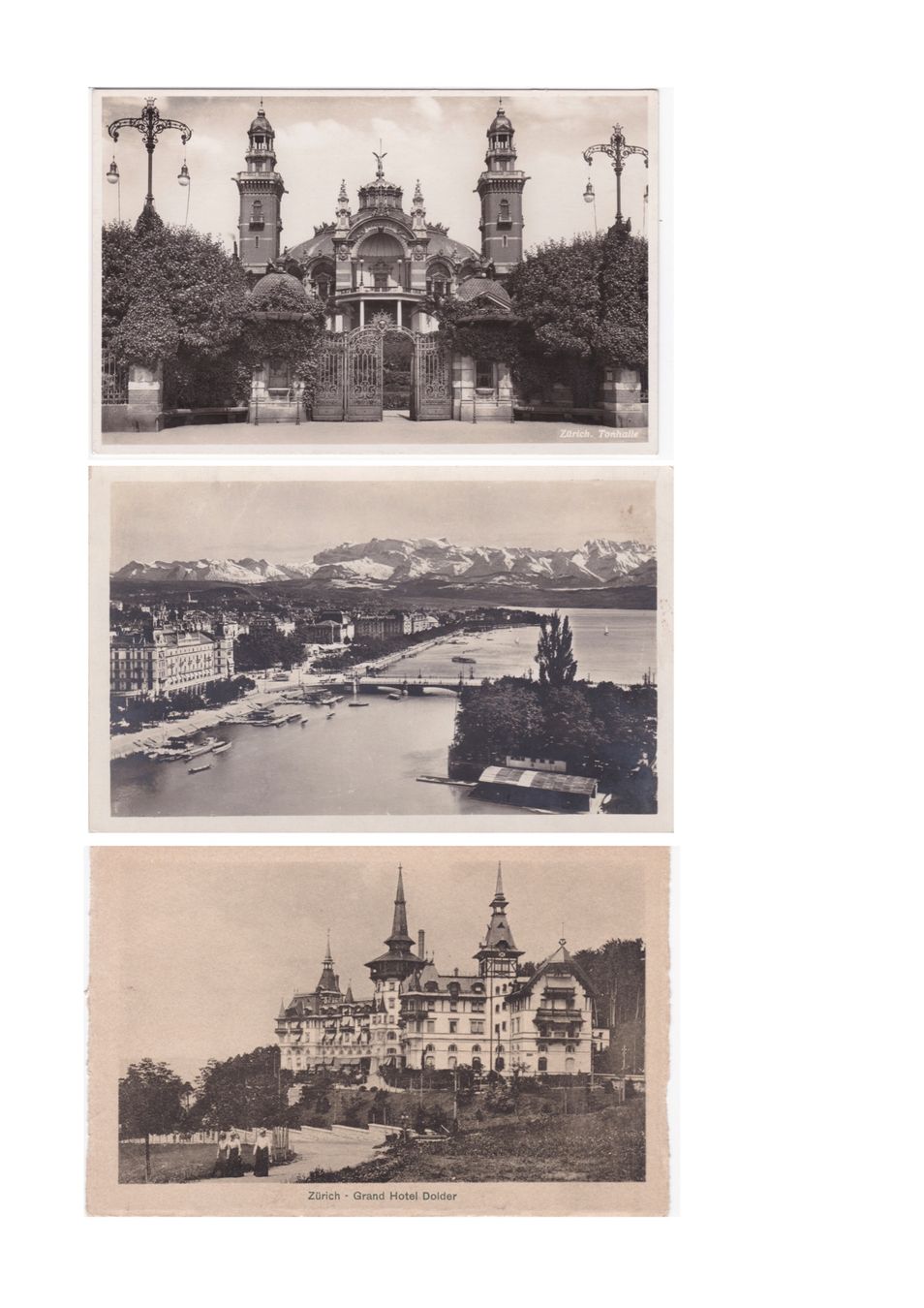 Cartoline postali: Konvolut Zürich – Usato da Baar venduto da dokuba 4