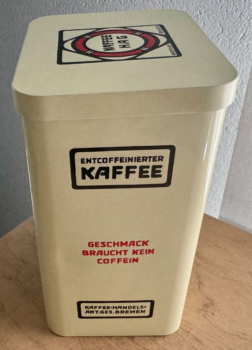 Barattoli: Nostalgie Blechdose HAG Kaffee Feldmeilen - Küchen Deko – Usato da Rothrist venduto da Luckywinner 3