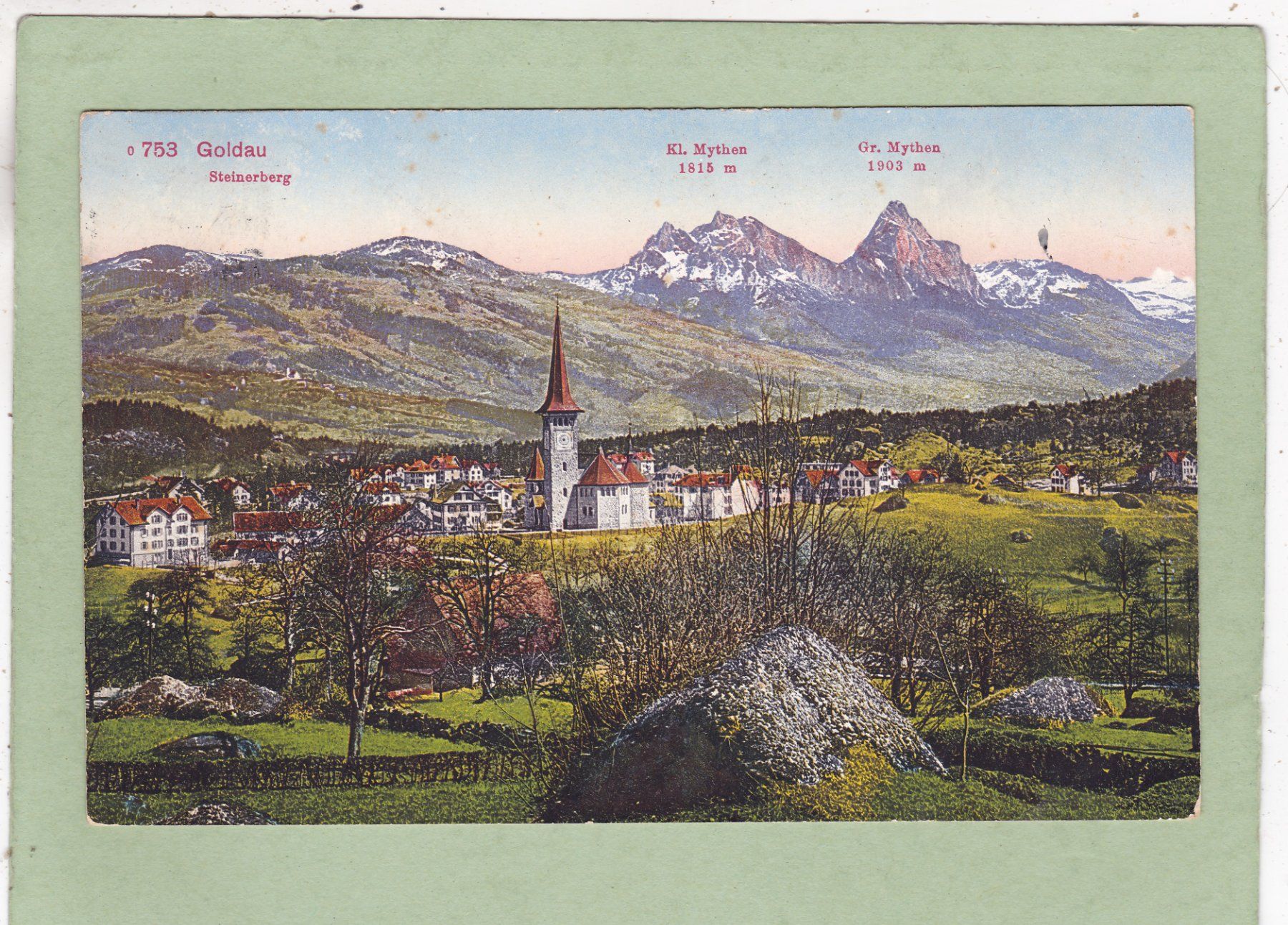 Cartoline postali: Goldau 1915 – Usato da Herisau venduto da Lisegrat2008