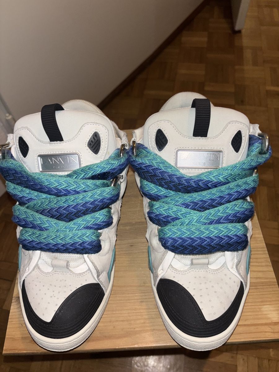 Lanvin Scarpe da uomo: Baskets Lanvin Curb turquoise à moitié prix !!! – Nuovo (secondo la descrizione) da Chêne-Bougeries venduto da sor_9rzp 7