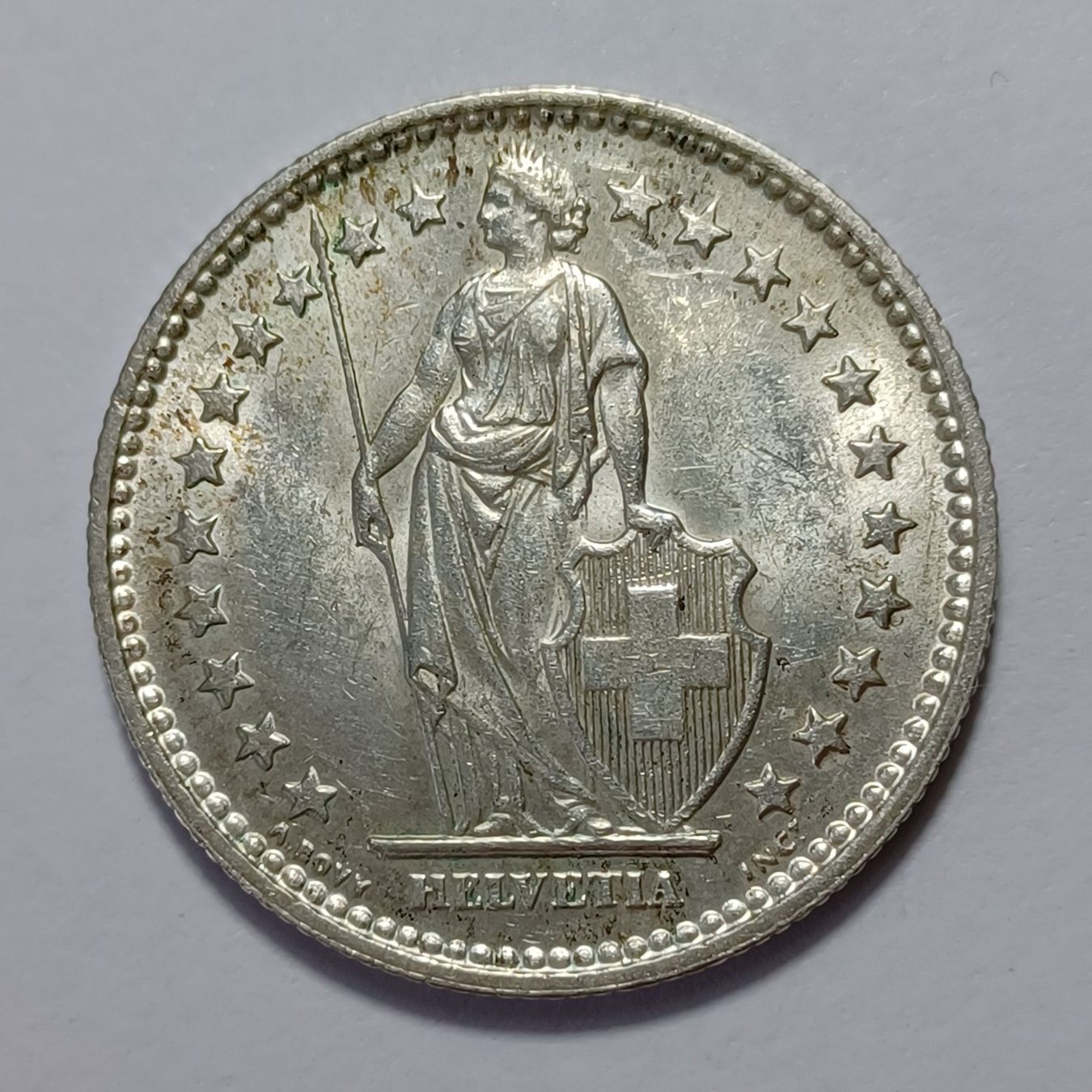 Tutti le monete: 2 Franken 1913 vz – Usato da Pfäffikon ZH venduto da Schweizer_Muenzen 1