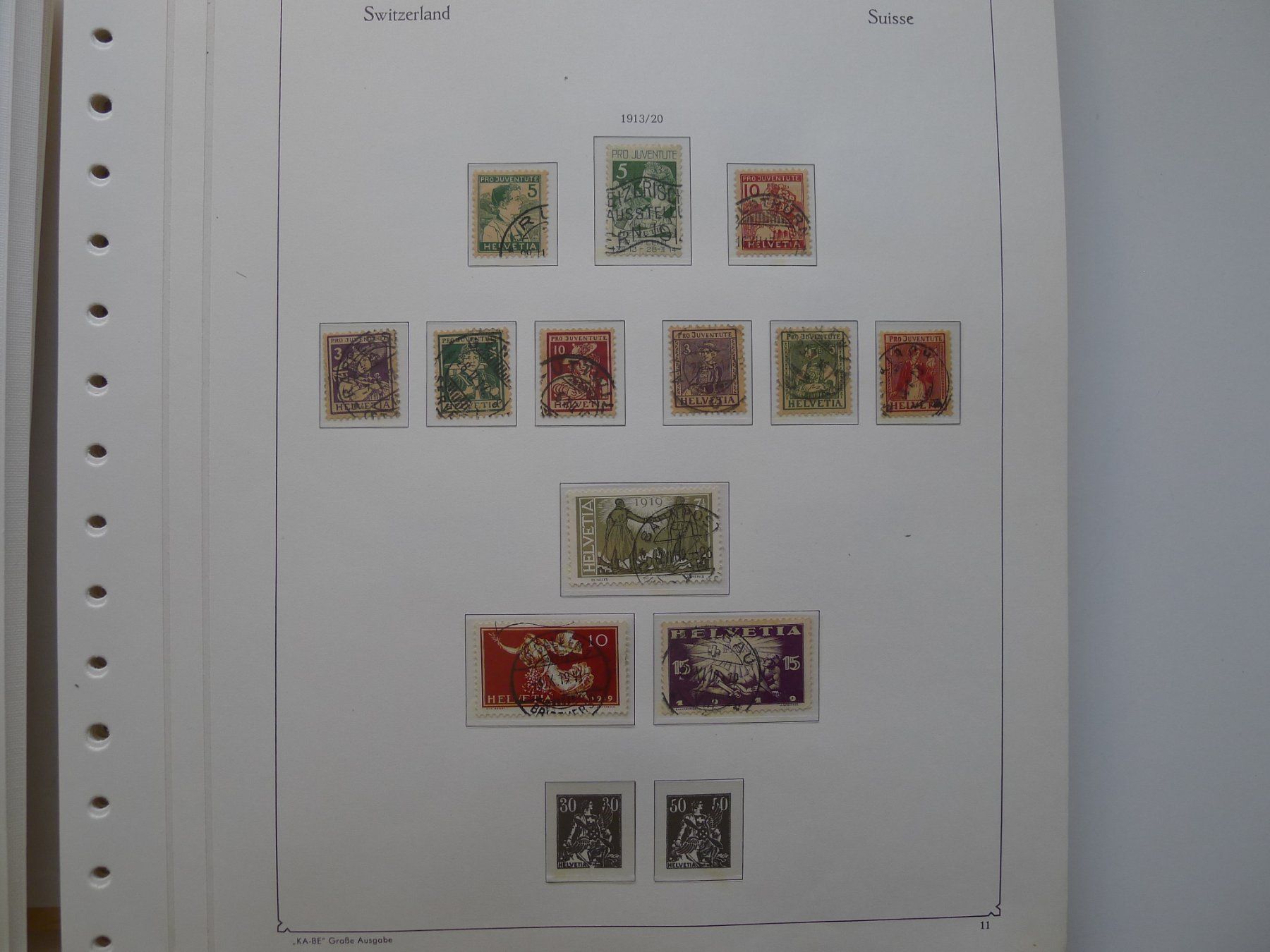 Tutti i francobolli: Album mit Briefmarken von der Schweiz – Usato da Dagmersellen venduto da q1w2e3r4 4