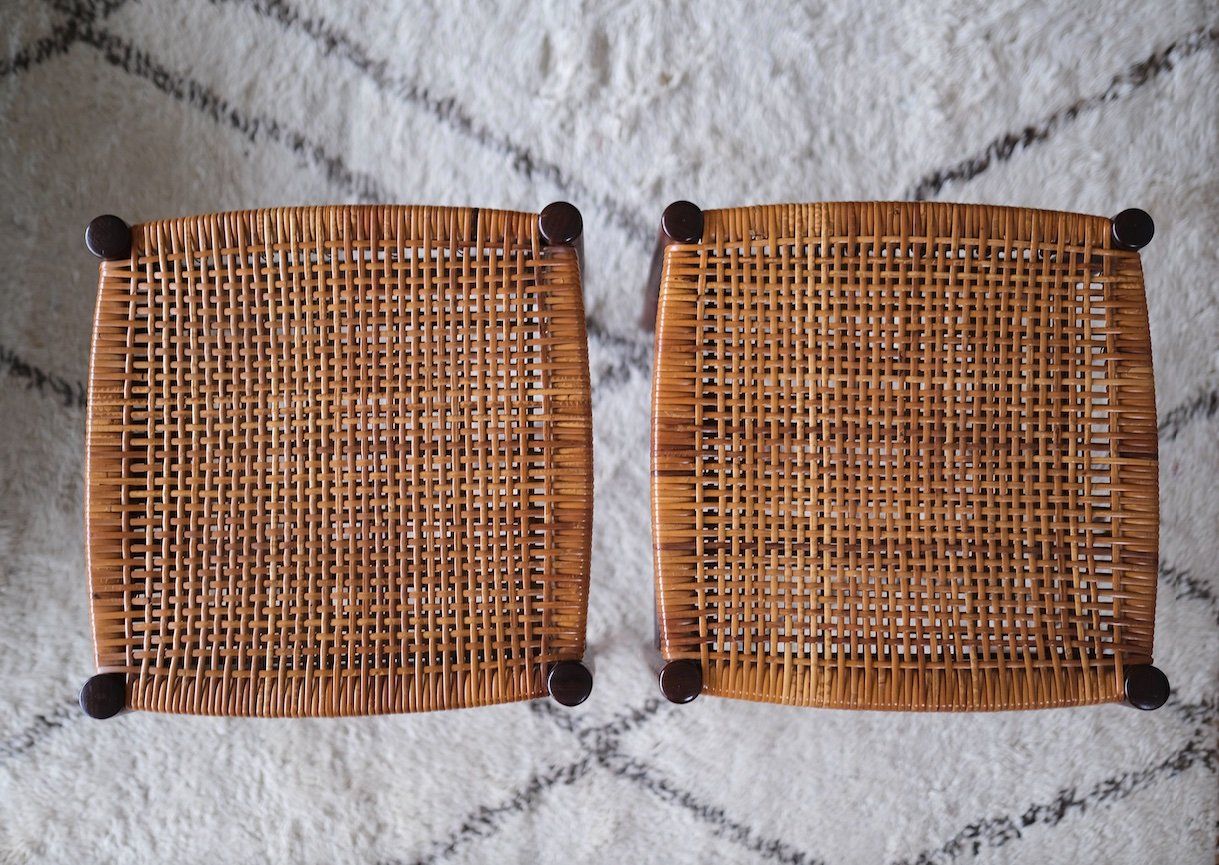 Tabourets: Mid Century danish cane stools – D'occasion à Bern par Zmodern_VIN 8