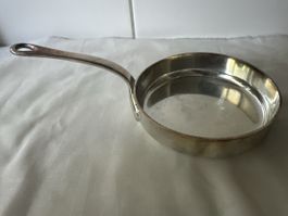 Pfanne Manond Gebenstorf versilbert Durchmesser ca. 12 cm