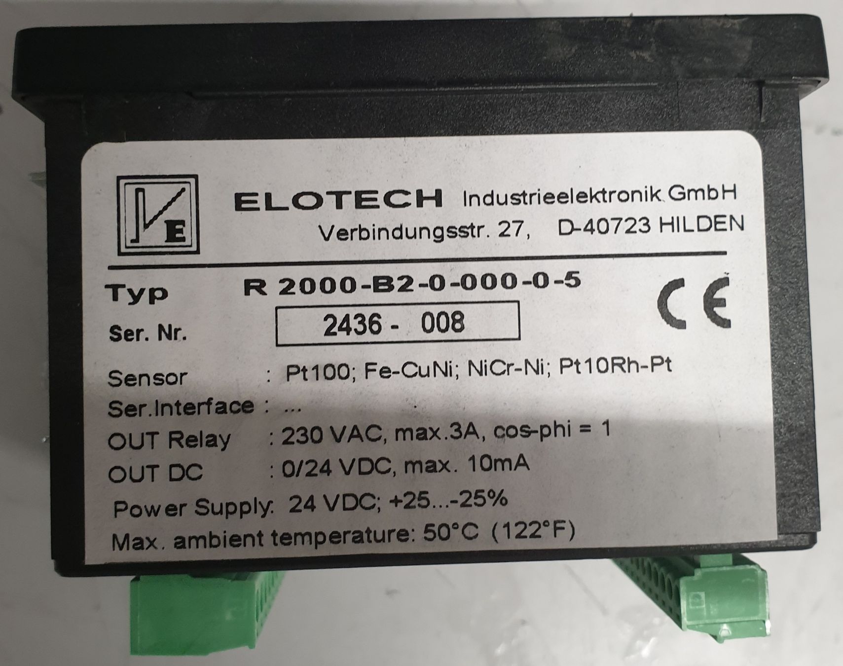 Steuerung: Elotech R2000 Temperatur Kontroller – Gebraucht aus Horw von Arta20000 3