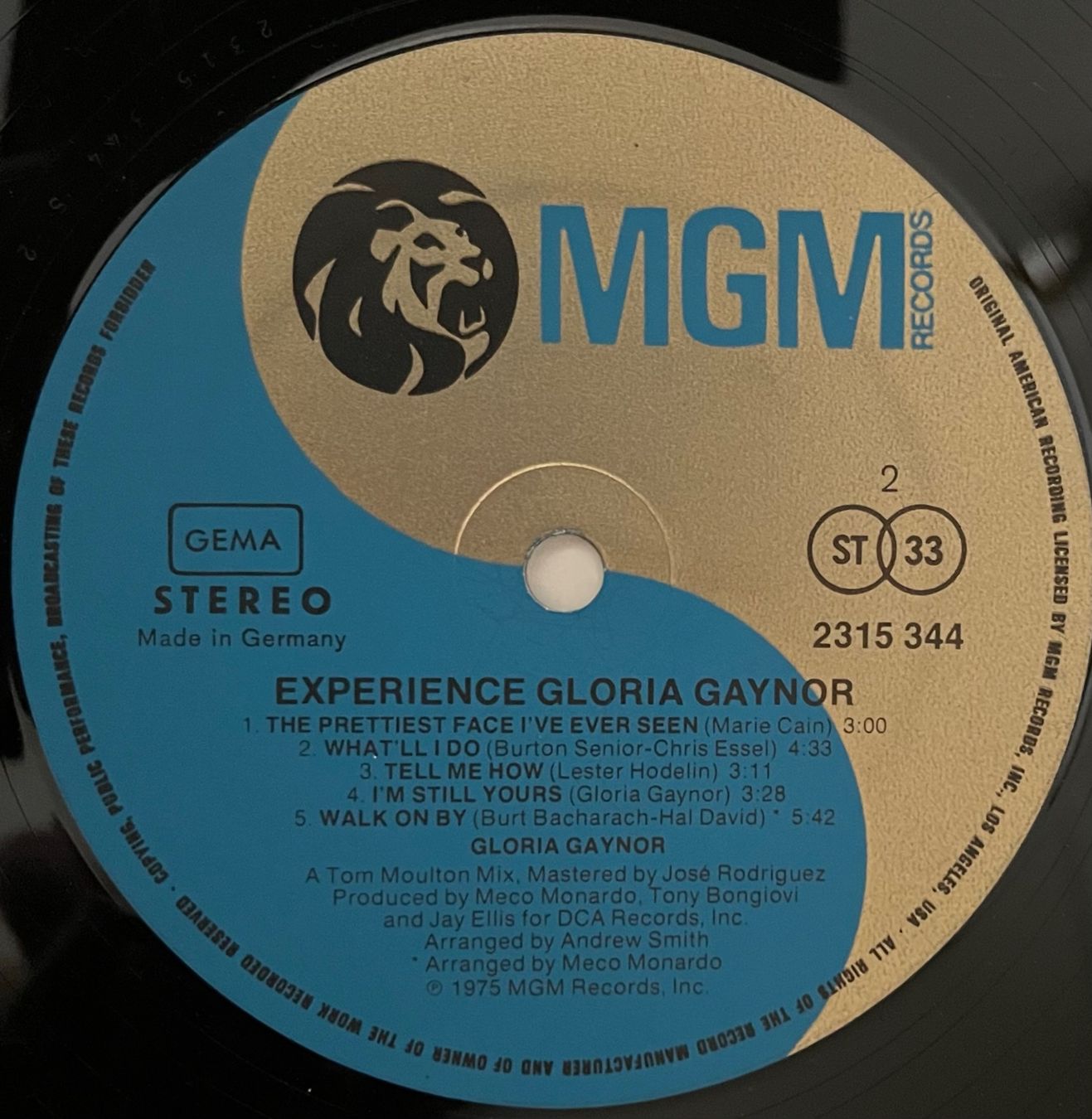 Dischi in vinile: GLORIA GAYNOR - EXPERIENCE - 33 Tours – Usato da Bussigny venduto da vinyl-pas-cher 3