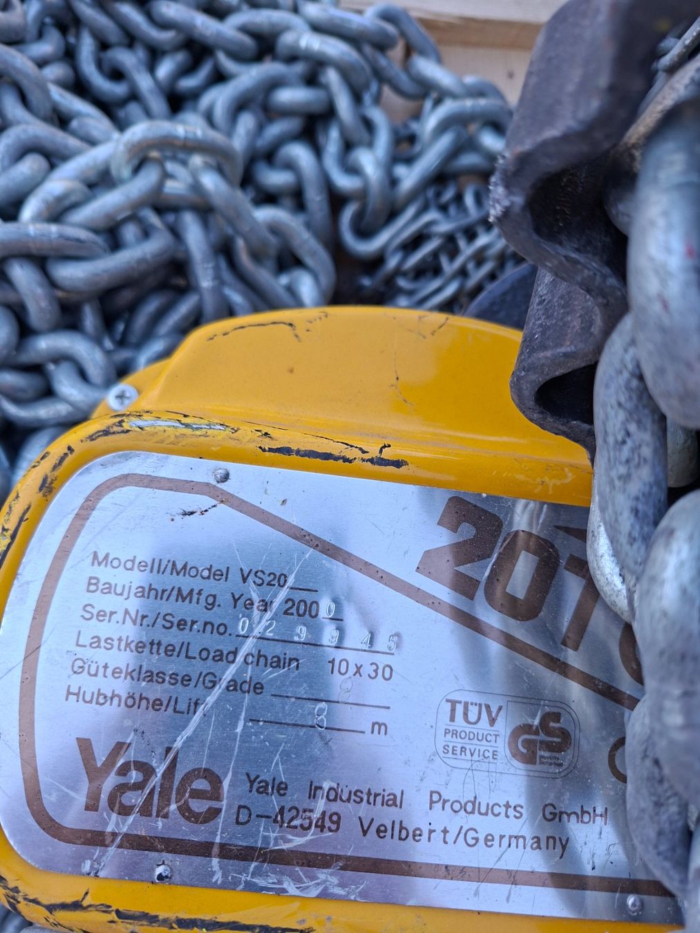 Palans, treuils: Kettenzug YALE – D'occasion à näfels par fendt02 6