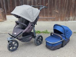 TFK Kinderwagen mit Kombi-Wanne und Sportsitz