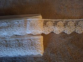 Zauberhaftes Spitzenband mit Blumenmuster, 7 Meter lang (5)