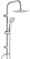 Duschset Regenduschkopf + Handbrause quadratisch Ondo