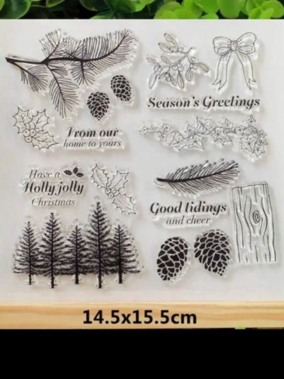 Timbri: Silikonstempel Nr.529, Weihnachten – Nuovo e nell'imballaggio originale da Gretzenbach venduto da Fliegepilz56