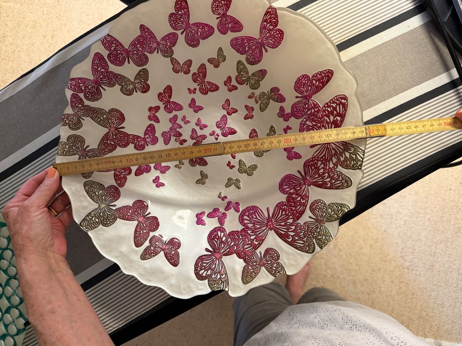 Piatti di portata: Obstschale Durchmesser 40 cm kaum gebraucht – Usato da Schönenberg ZH venduto da zeit8geist 3
