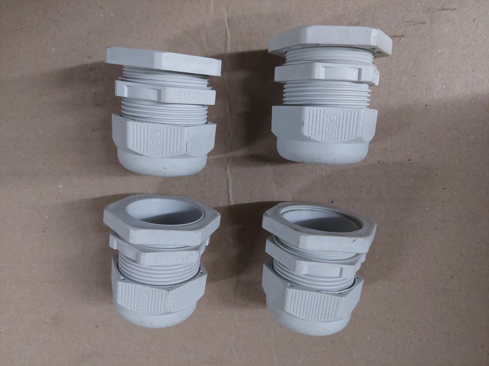 Gebildet 40STK M16 X 1.5 Kabelverschraubung, PG9 Schwarz IP68