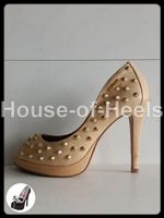 Escarpins peep-toe Colcci 36 talon 11cm plateau 2cm cuir
