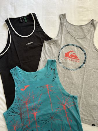 Sommer Tank Tops Set - Joma, G-Star, Quiksilver - Top!