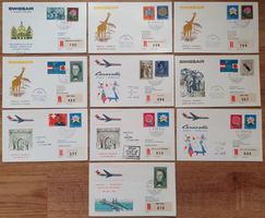10 Swissair Erstflüge 1965