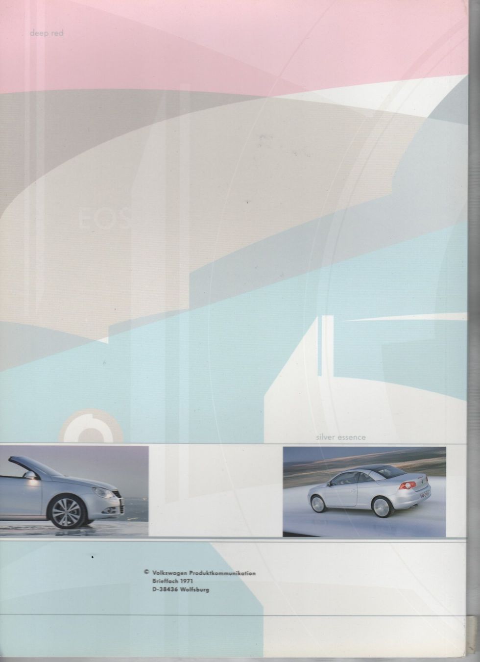 VW Dokumente: Pressemappe VW EOS IAA 2005 – Gebraucht aus Corminboeuf von corbay 2