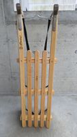 Original Davos Schlitten aus Holz, Top Zustand - 100cm