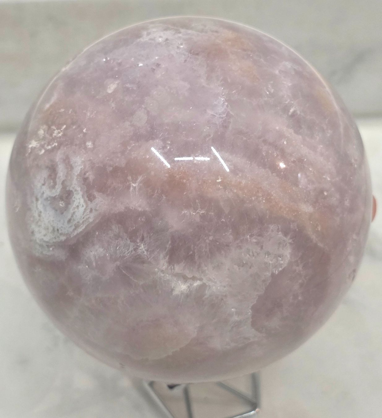 Minerali & Pietre curative: Pink Amethyst Kugel 89mm 954g – Nuovo e nell'imballaggio originale da Matzingen venduto da Shay_Crystalz 2