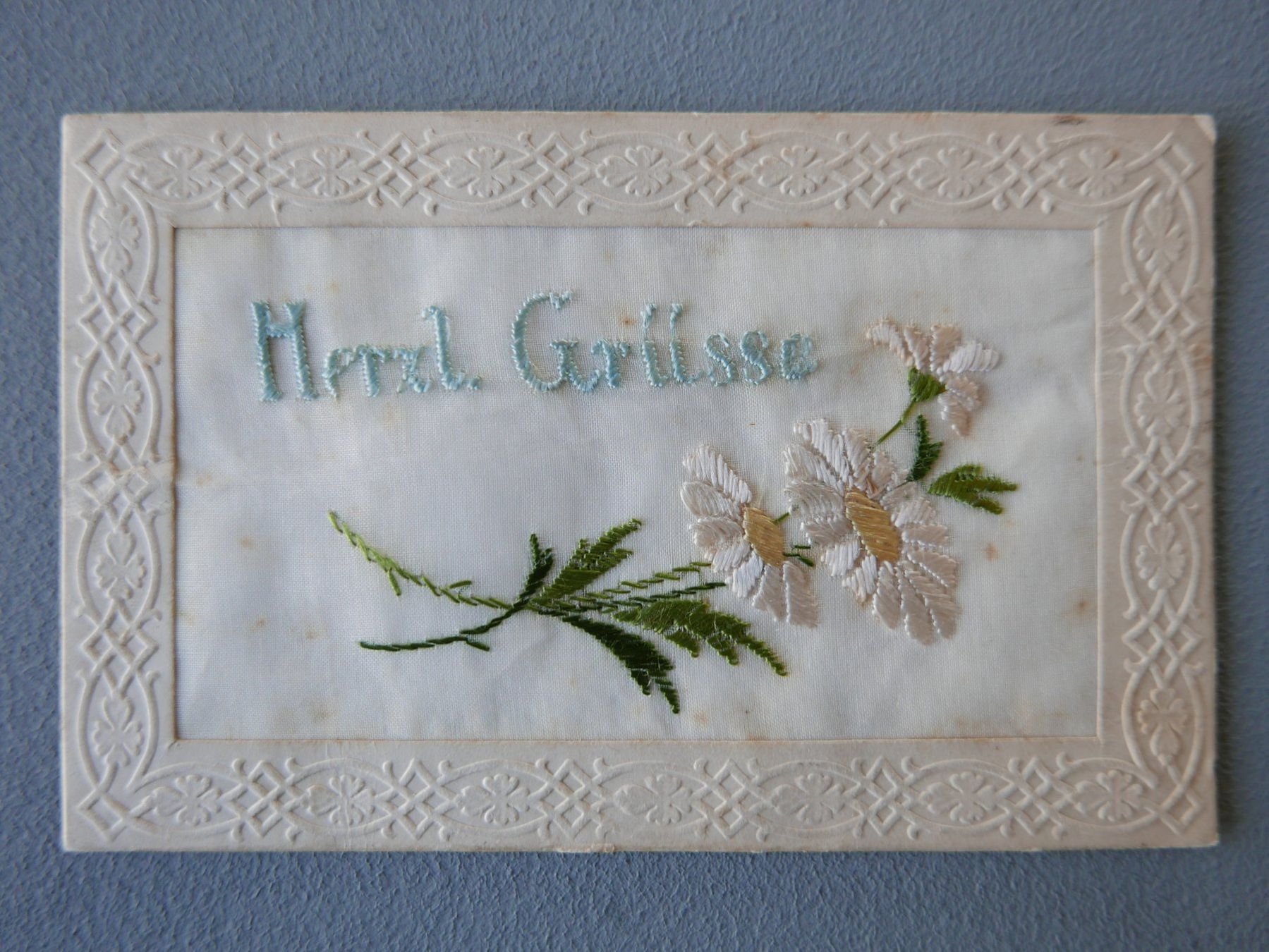 Cartoline postali: ALTE STICKEREI JUGENDSTIL ANSICHTSKARTEN – Usato da Balgach venduto da Zwischenraum 3